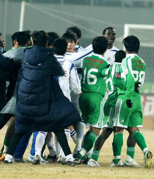 天津北京足球打架视频直播