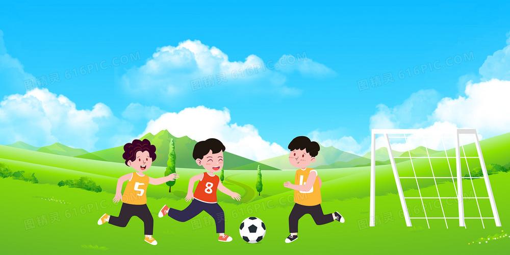 彩色足球儿童动画视频
