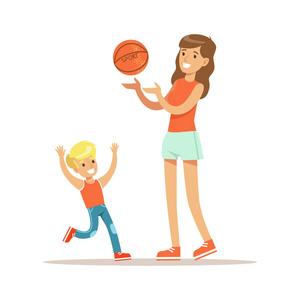 爱篮球的奶爸妈妈