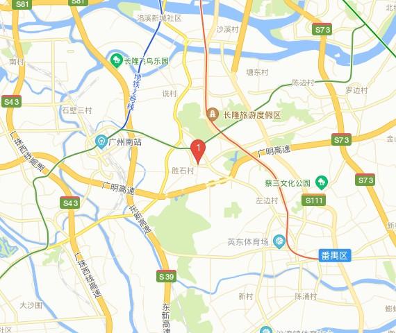 番禺南村篮球场_番禺南村地图