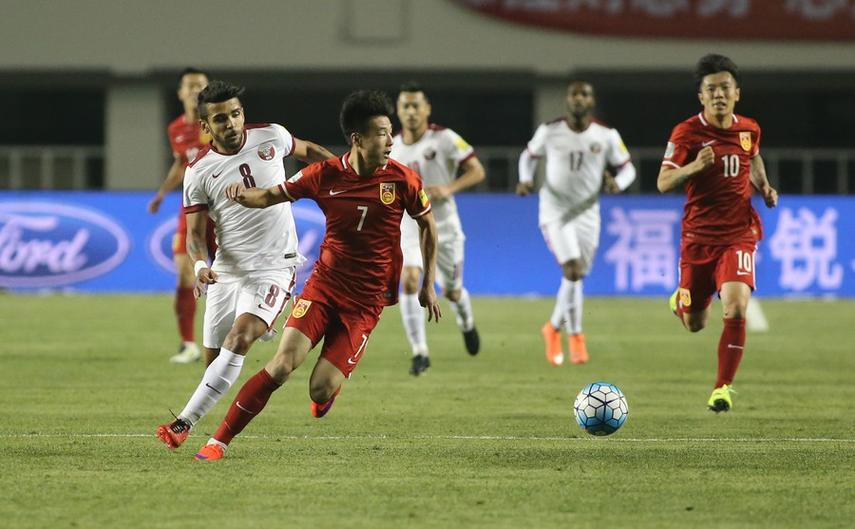 足球直播视频中国对卡塔尔