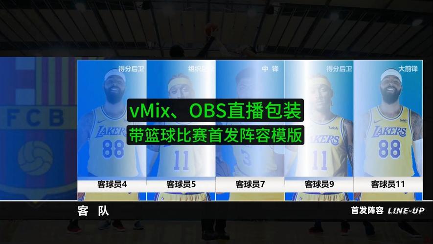 vmix篮球比分